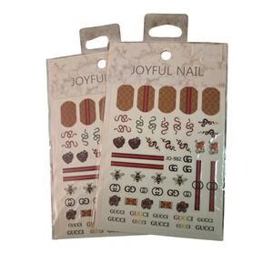 Joyful Nail‎ Water Decals Stickers Designer Inspired Snake Bee GG Pattern Set